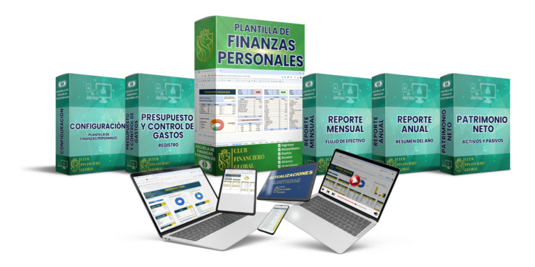 Plantilla de Finanzas Personales + 7 Bonus