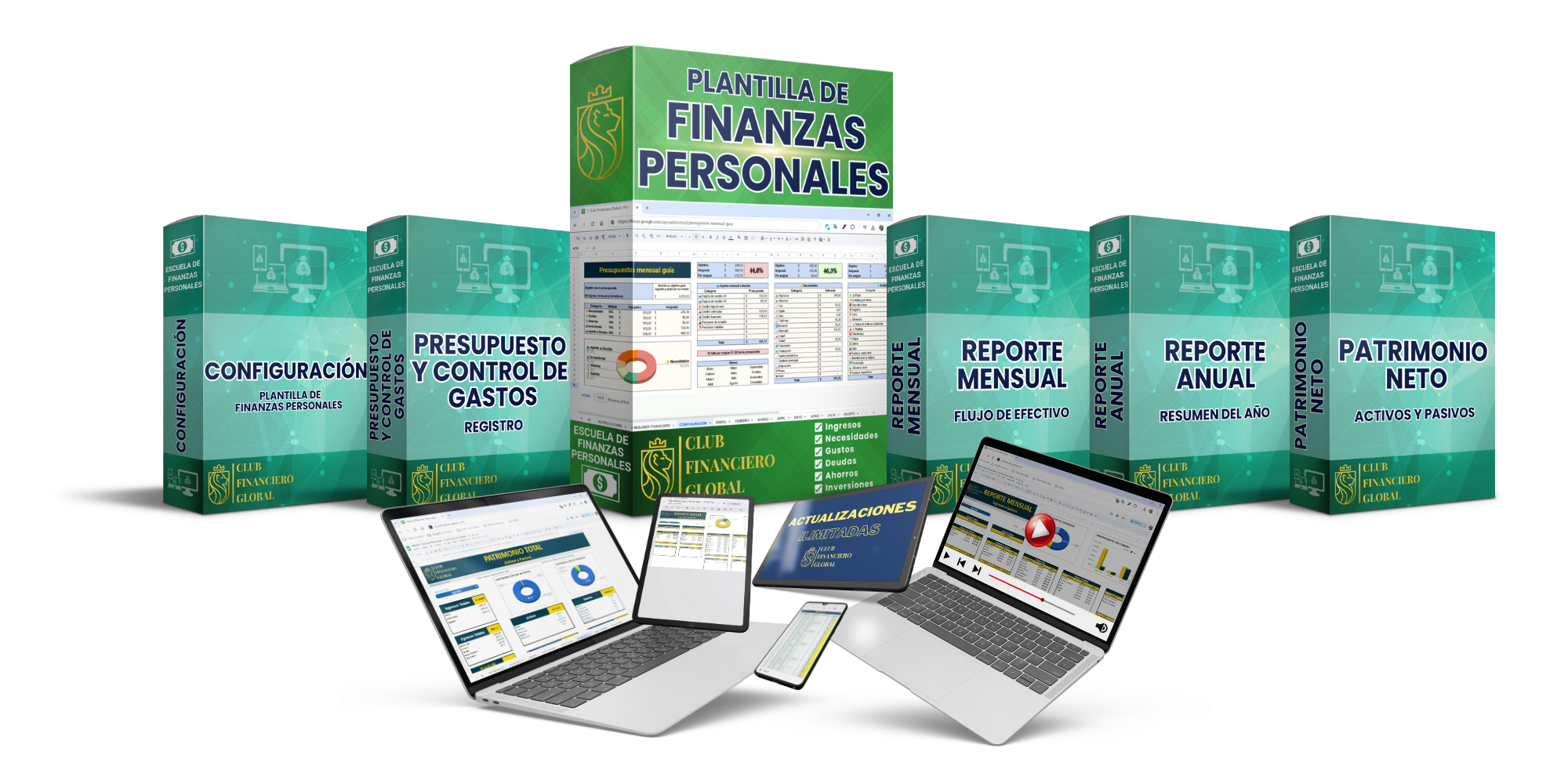 Plantilla de Finanzas Personales + 7 Bonus